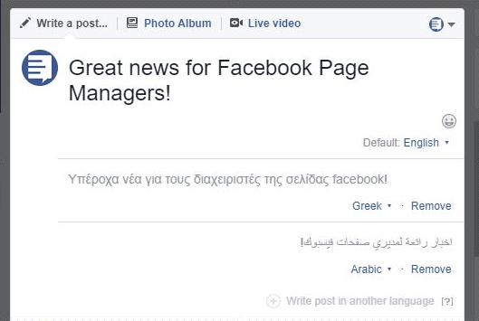 Facebook Automatically Translates Your Page S And Group S Posts Newsfeed Org