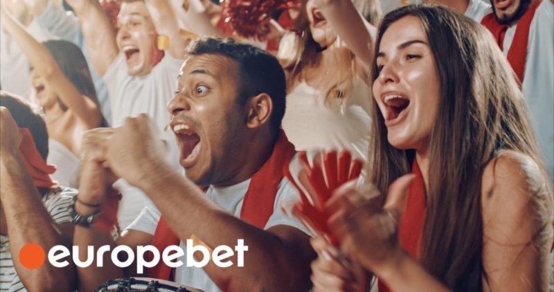 Facebook ads for a betting company during world cup - europebet