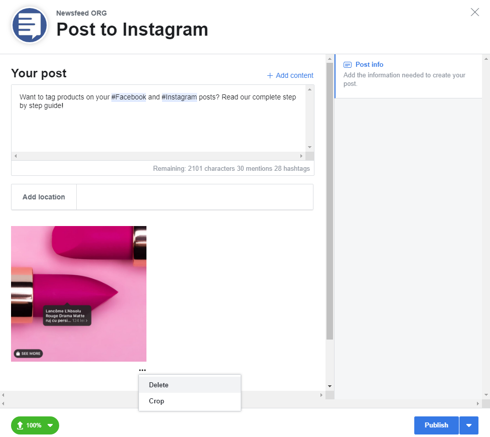 How to use Facebook's Creator Studio to post and schedule posts to Instagram  and Instagram TV 