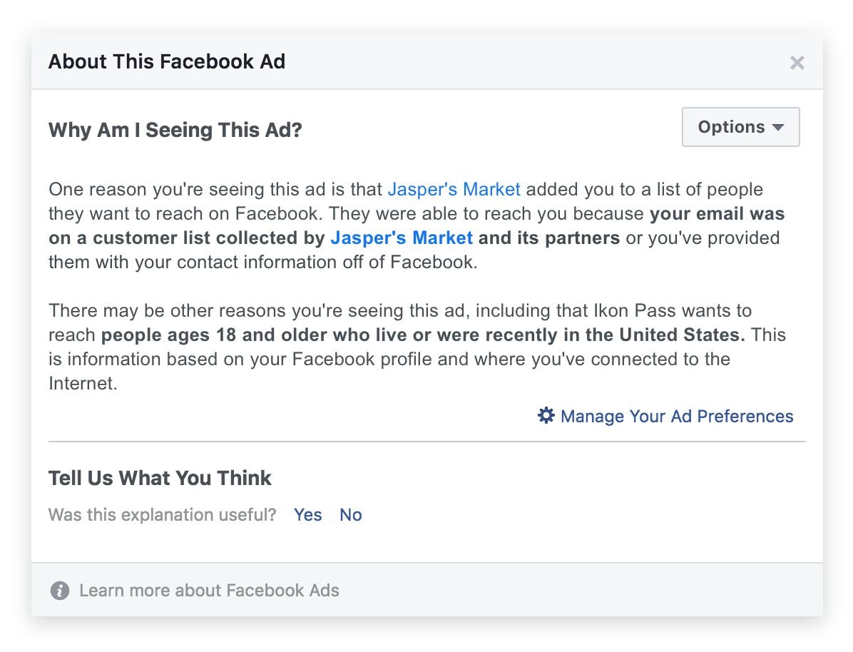 Facebook custom audience lists will to adhere to new requirements | Newsfeed.org