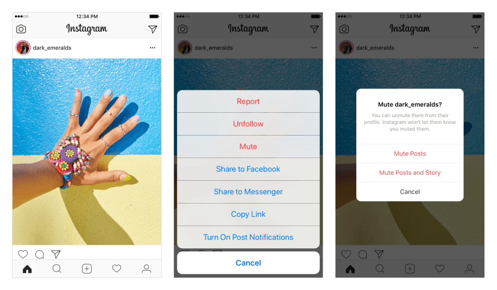 Instagram Introduces A New Mute Feature And Option To Share Stories Newsfeed Org