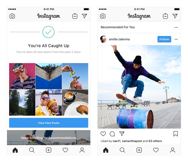 Instagram Tests The New Feature For Recommended Posts Newsfeed Org