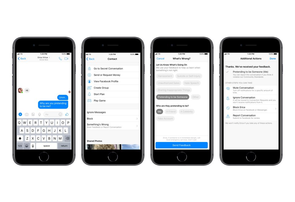 Facebook makes reporting messages on Messenger easier.